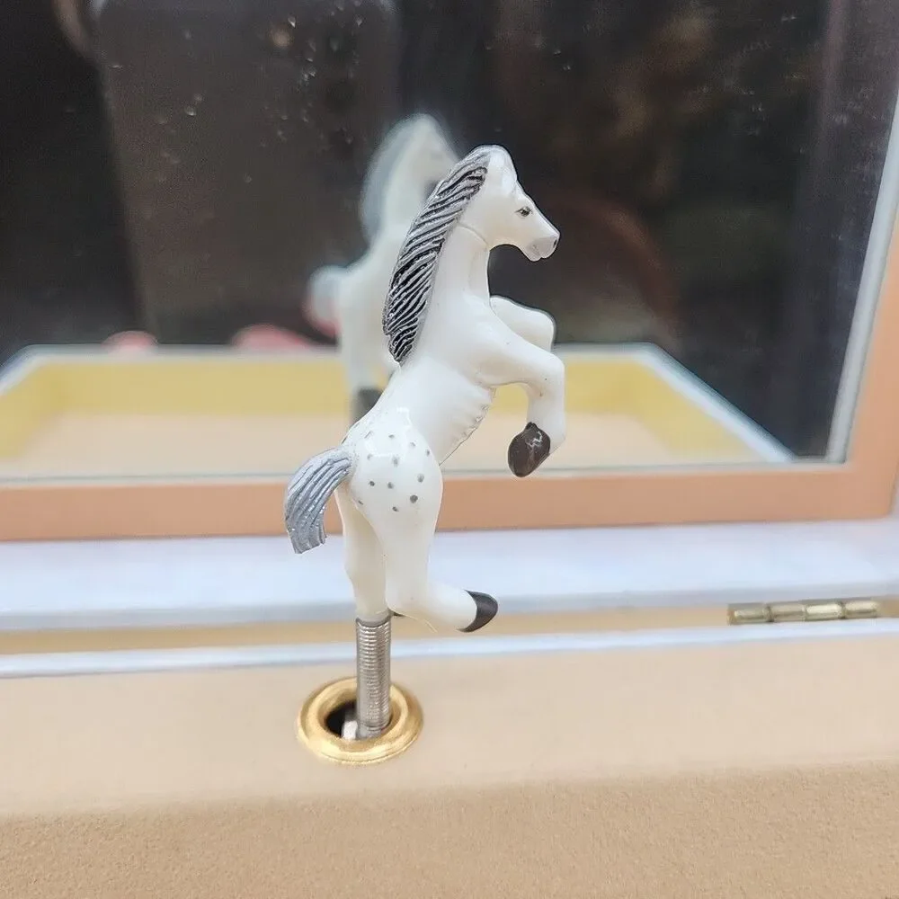 Horse Musical Jewelry Box Boys Girls Enchantmints Hide Away Horse Treasure Gift